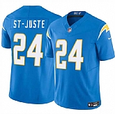 Men & Women & Youth Los Angeles Chargers #24 Benjamin St-Juste Blue 2024 F.U.S.E. Vapor Limited Stitched Jersey,baseball caps,new era cap wholesale,wholesale hats